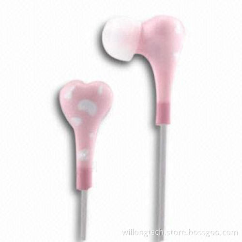 In-ear Wired Earphones for Mobile Phones, Apple's iPad/iPhone/iPod, MP3/MP4 Players and Computers